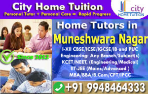 Home Tutors in MuneshwaraNagar